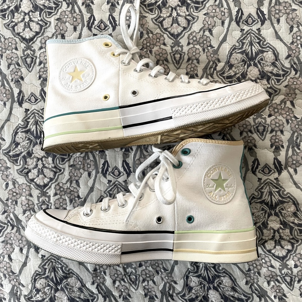 Mix and match converse all star high tops